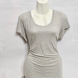 BKE Scoop Neck Short Sleeve Tee - Light Gray